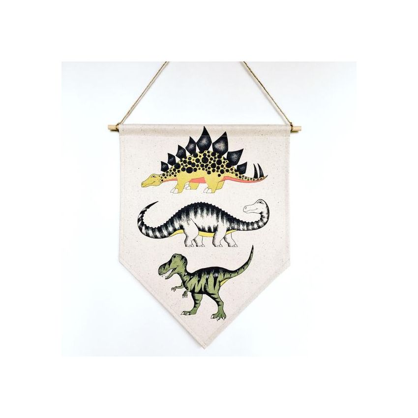 Dino Raw - Dino Banner Triple Dinosaurs