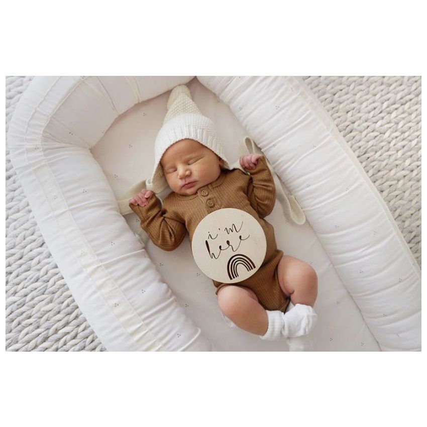 Cam Cam Copenhagen Babynest Dot creme grey