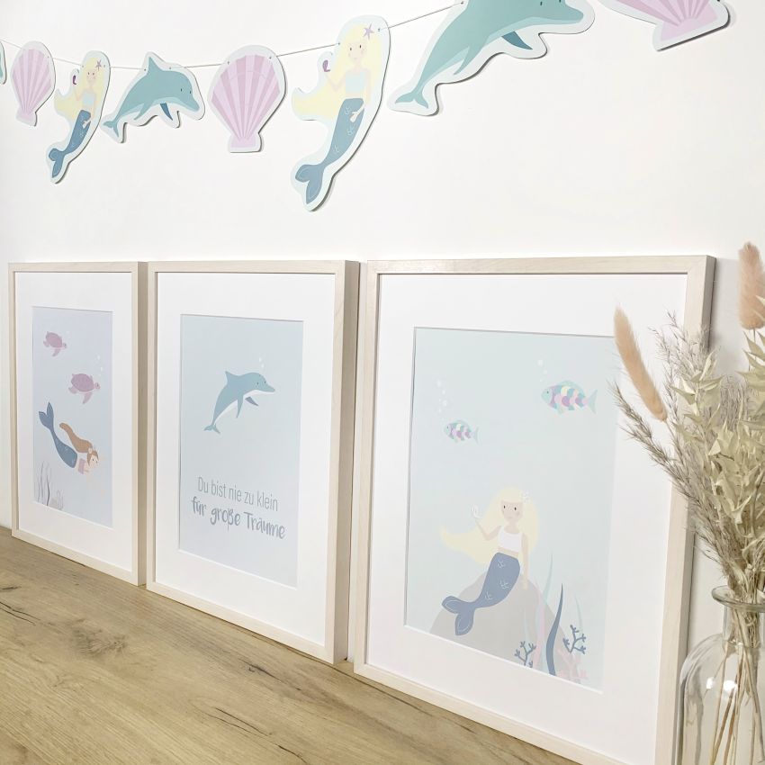 mintkind - Posterset Meerjungfrau