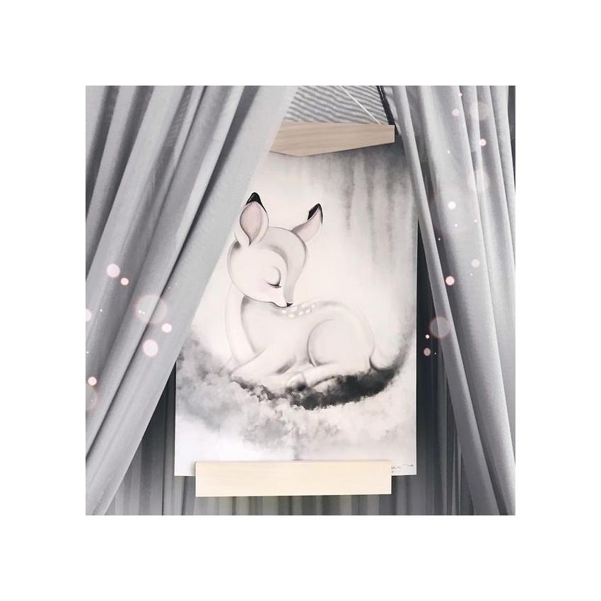Isla Dream Prints - Poster Hudson Deer grau