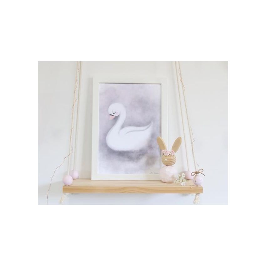 Isla Dream Prints - Poster Angel Schwan smoky grau