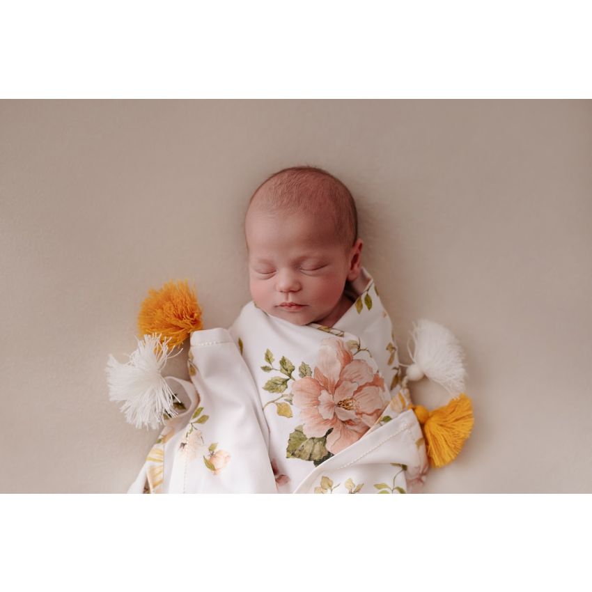 Samiboo - Swaddle mit Pommel Vintage Bloom