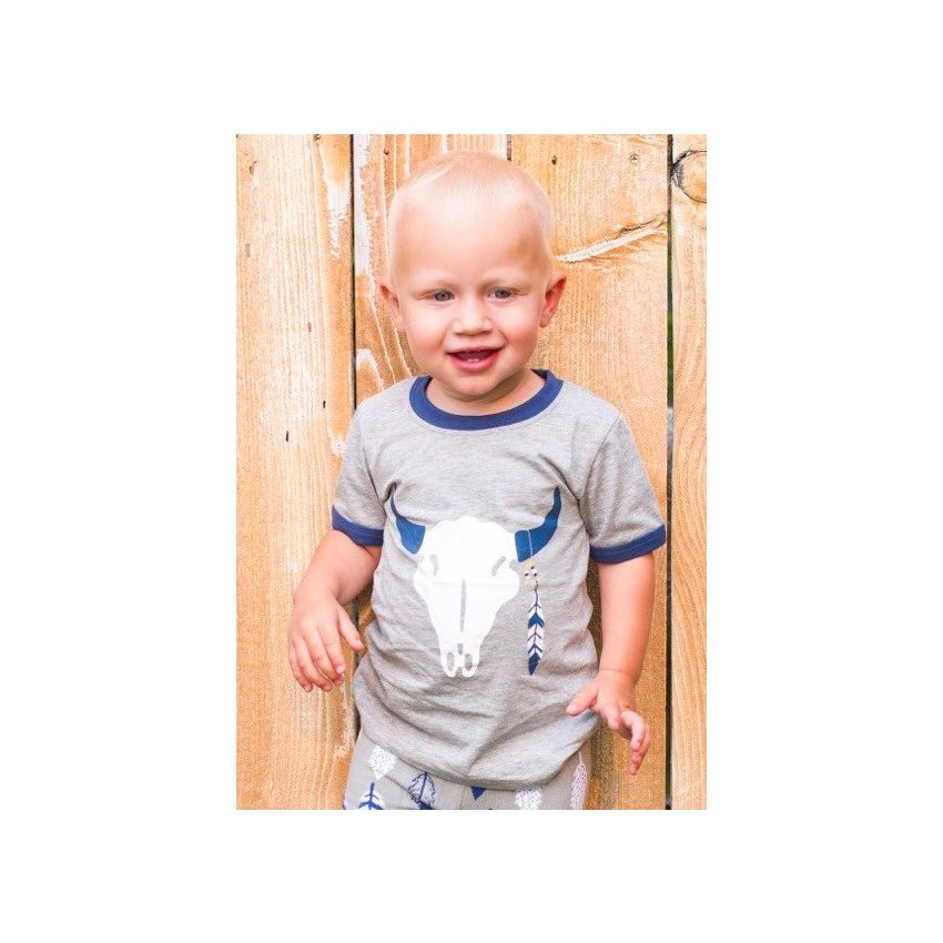 Doodle Pants - Shirt Büffel Skull