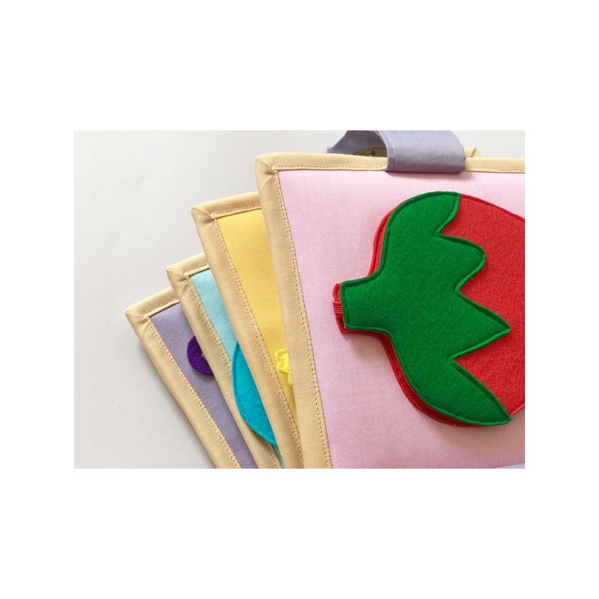 Jolly Designs - Mini Quit Beschäftigungsbuch Regenbogen