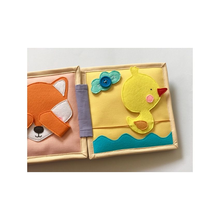 Jolly Designs - Mini Quit Beschäftigungsbuch Regenbogen