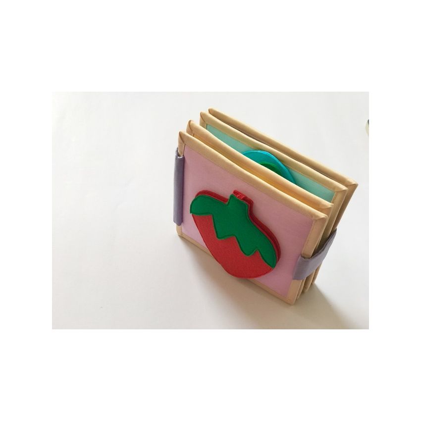 Jolly Designs - Mini Quit Beschäftigungsbuch Regenbogen