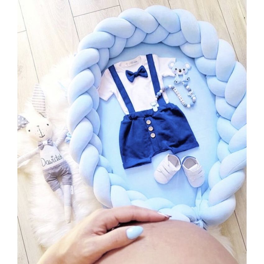 Sparrow - Babynest Bettschlange Pink 2 in 1