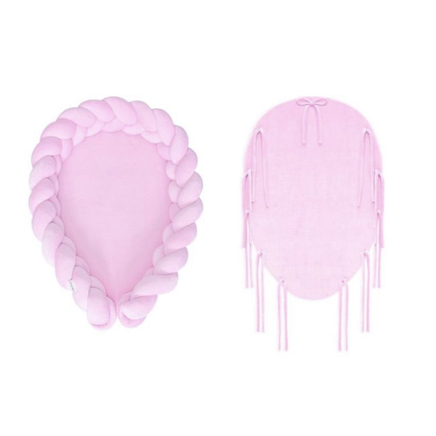 Sparrow - Babynest Bettschlange altrosa 2 in 1