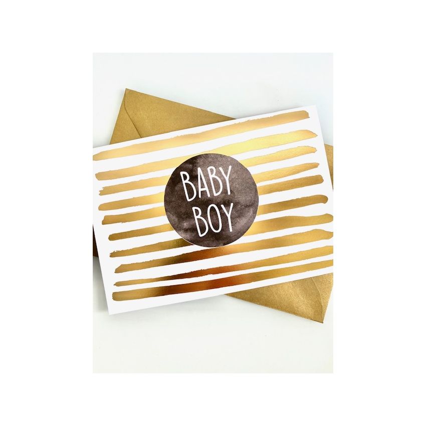 Grusskarte zur Geburt: 