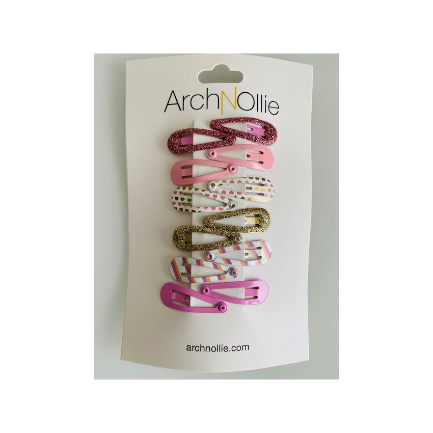 ArchNOllie - 16er Set Haarclips Small Studio Snapes