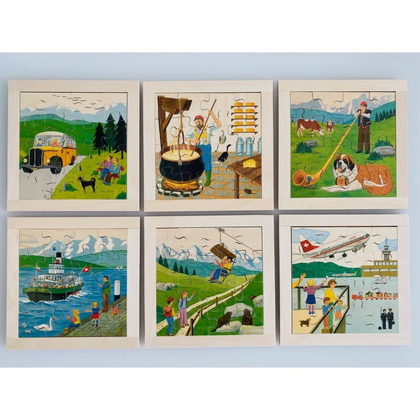 Atelier Fischer Switzerland - Puzzle Swiss