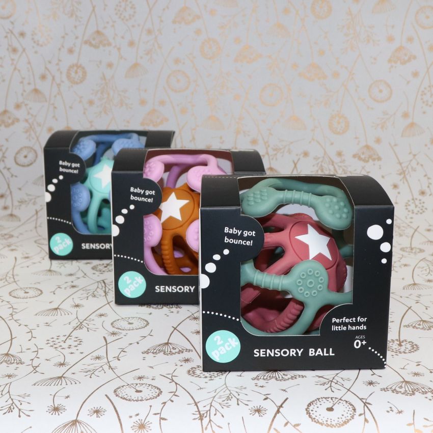 jellystone designs - 2er Set Sensorik Bälle - Blue & Mint