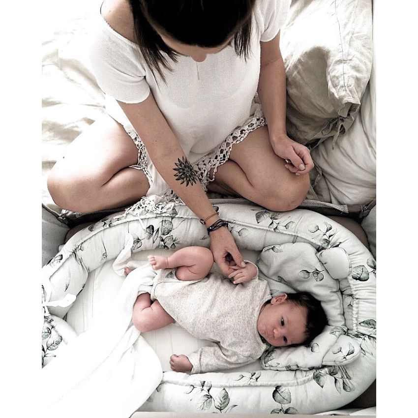 Qbana Mama - Babynest Eukalyptus