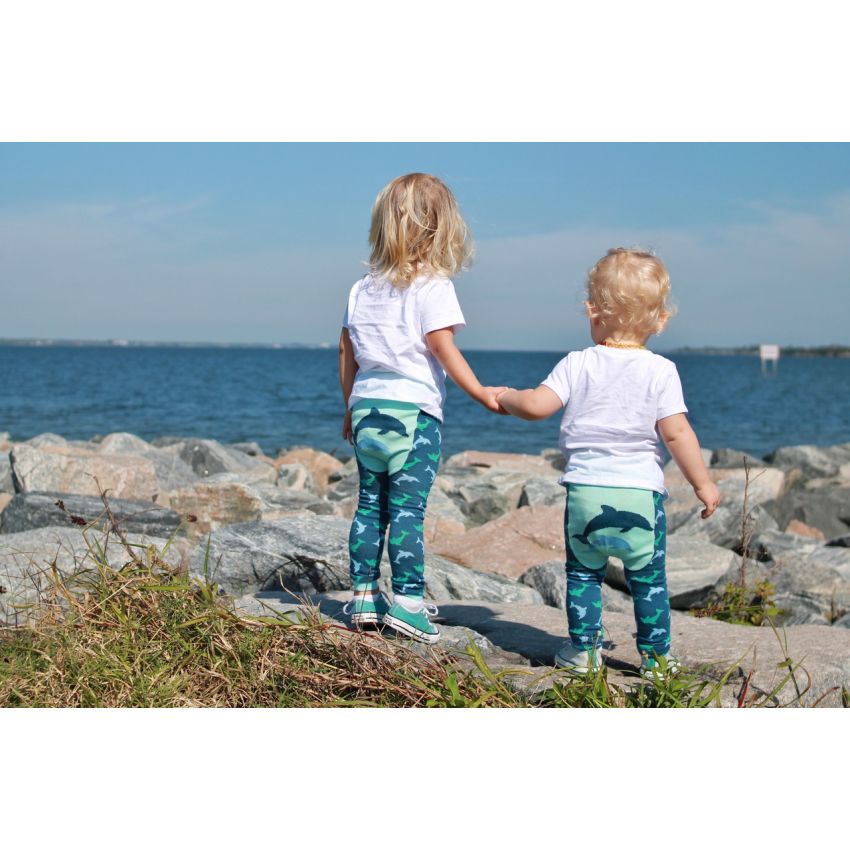 Doodle Pants - Leggings Delphin