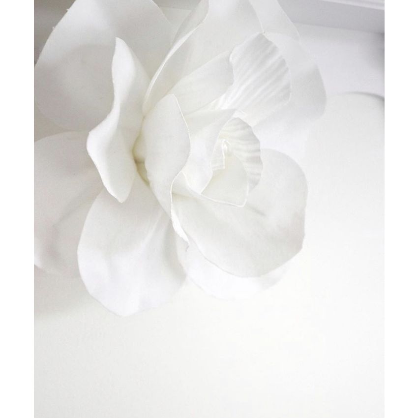 Little Miss Blossom - Weisse Blüte Wanddekoration