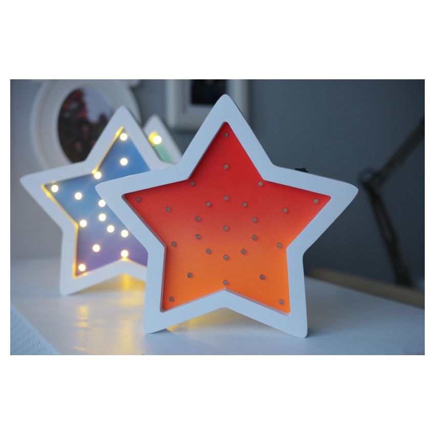 HappyMoon - LED Nachtlampe Stern mit Farbverlauf
