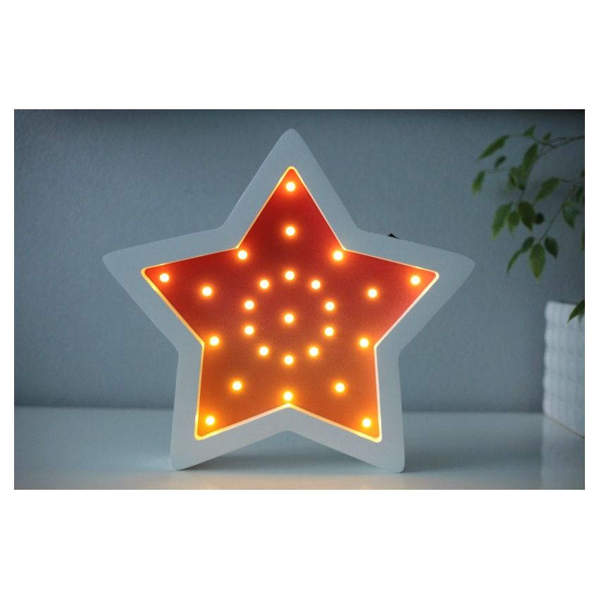 HappyMoon - LED Nachtlampe Stern mit Farbverlauf