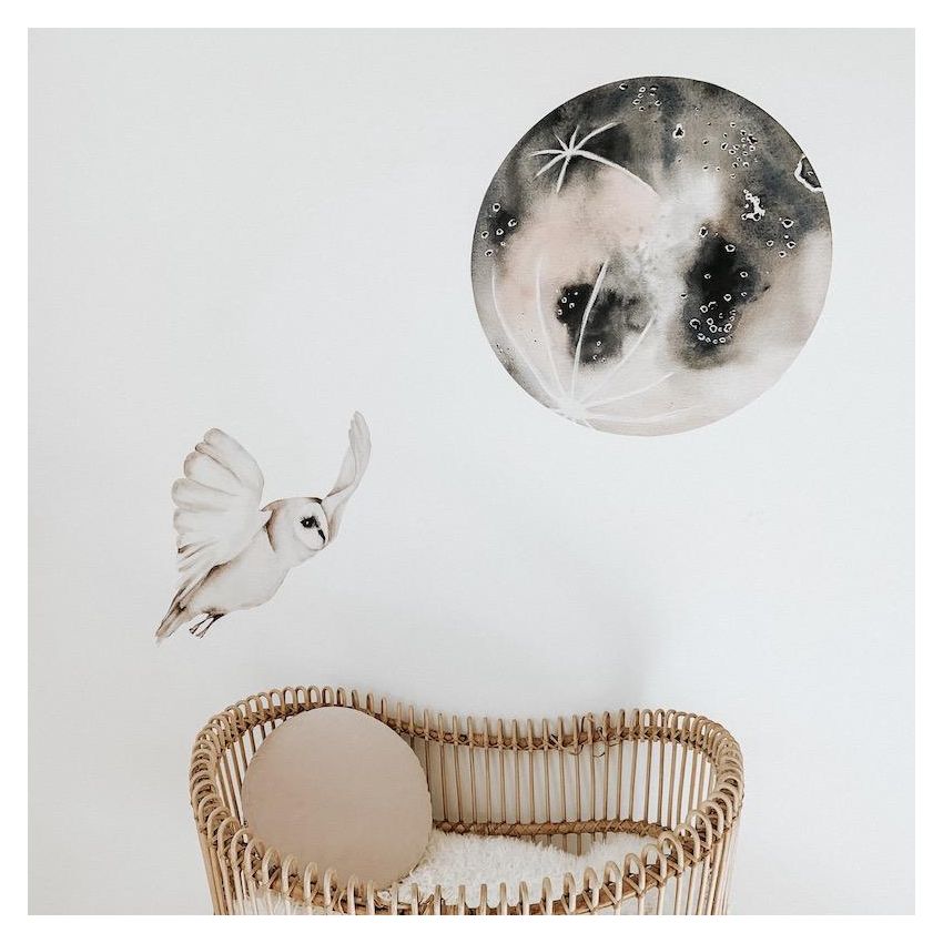 Little Rae Prints - Wandsticker Eule