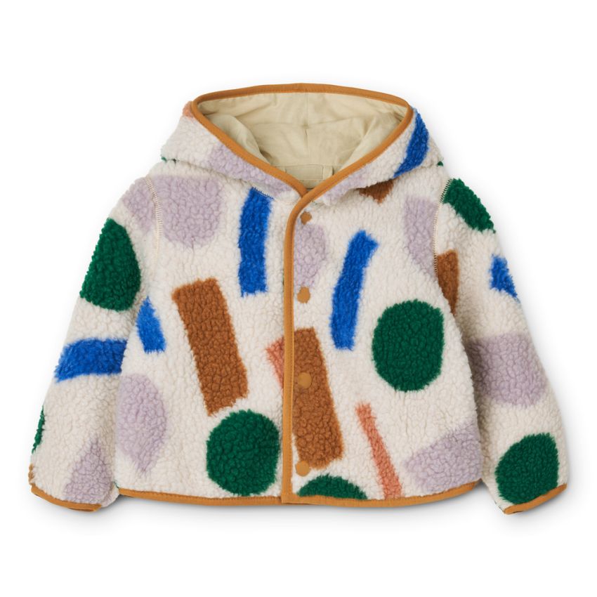 LIEWOOD - Inge Teddyjacke Übergangszeit Paint Stroke