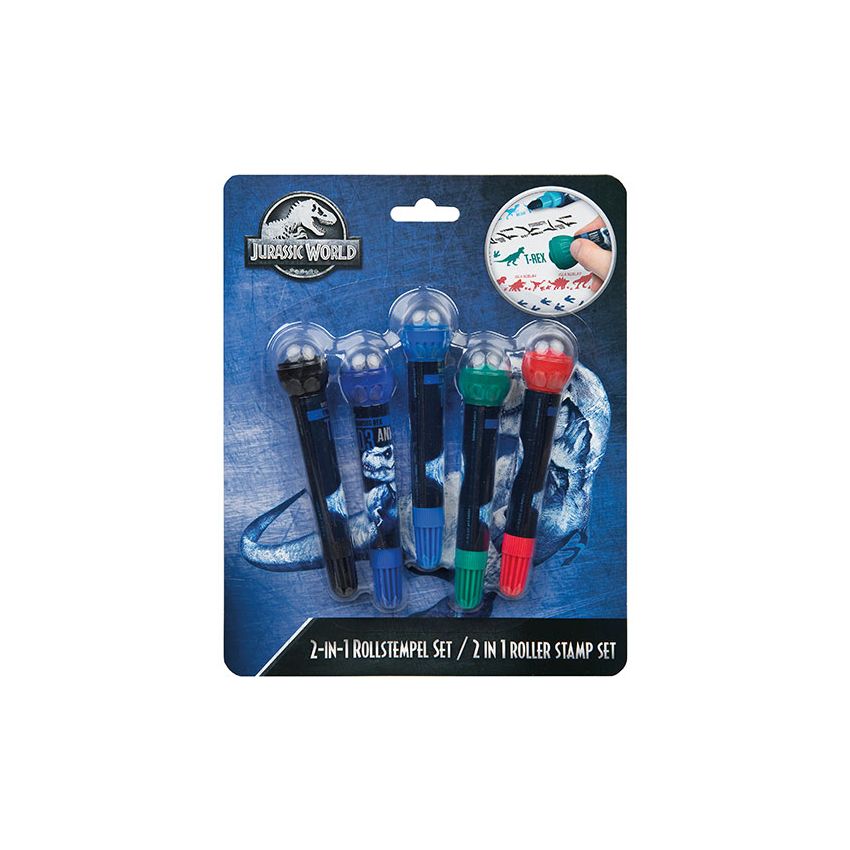 Scooli - Rollstempel 2 in1 Set Jurassic World