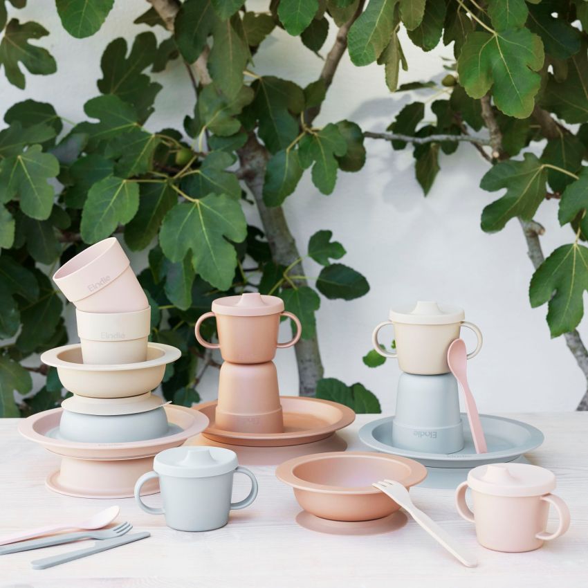 Elodie - Geschirrset Saugnapf Pure Khaki