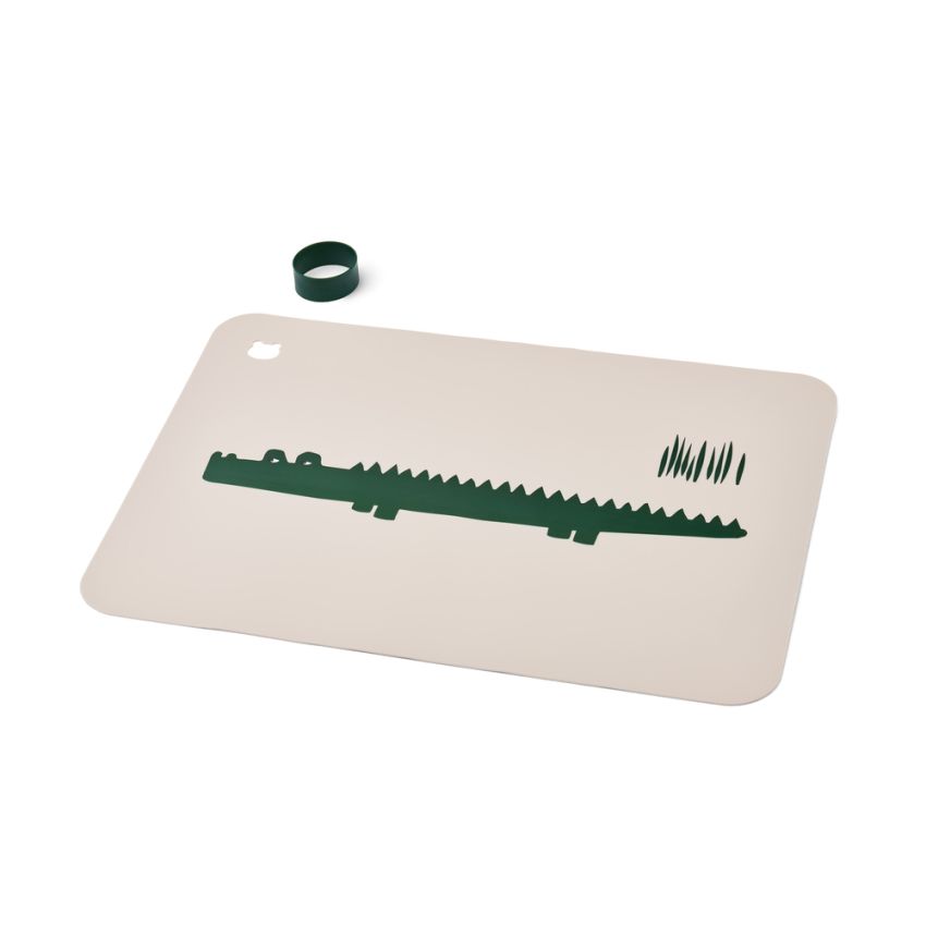 LIEWOOD - Jude Tischset - Malunterlage Carlos Krokodil