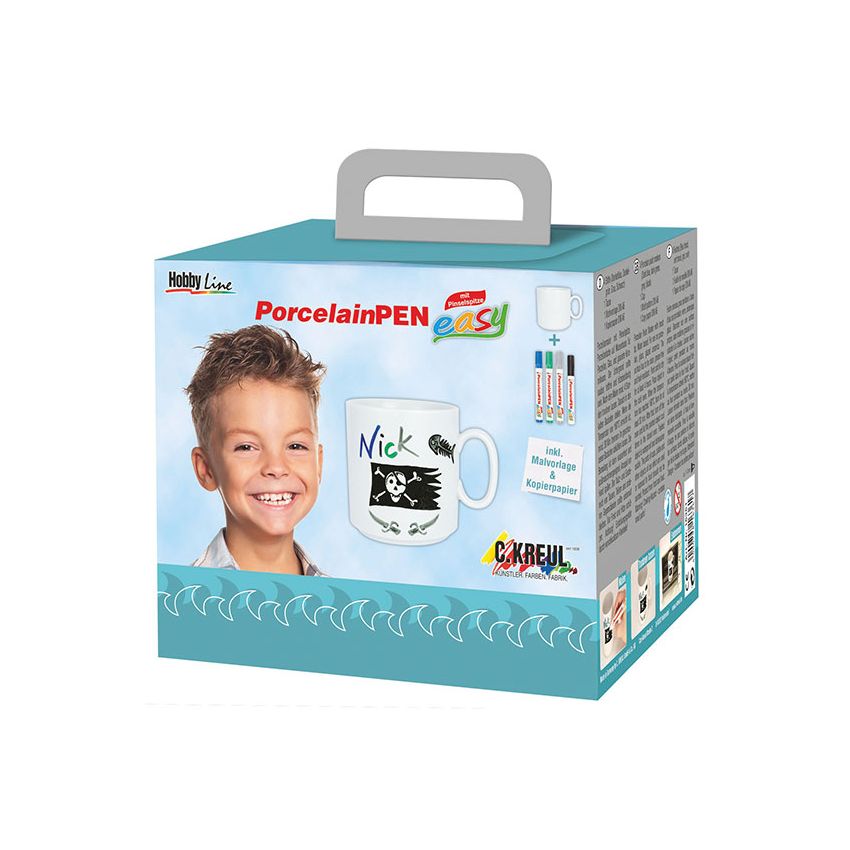 KREUL - MUCKI PorcelainPen easy Tassen Set Jungen