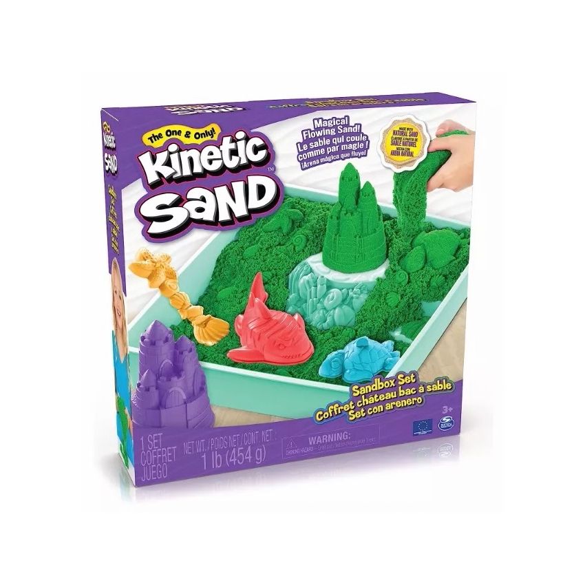 Kinetic Sand Box - Grün