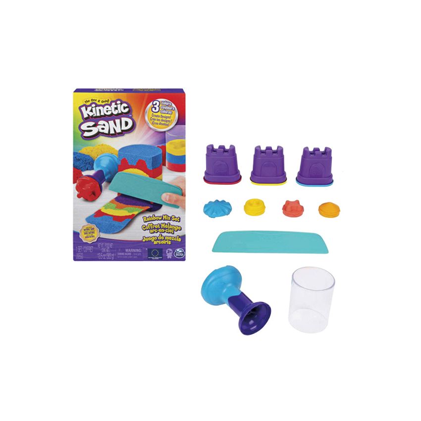 Kinetic Sand Rainbow Mix Set