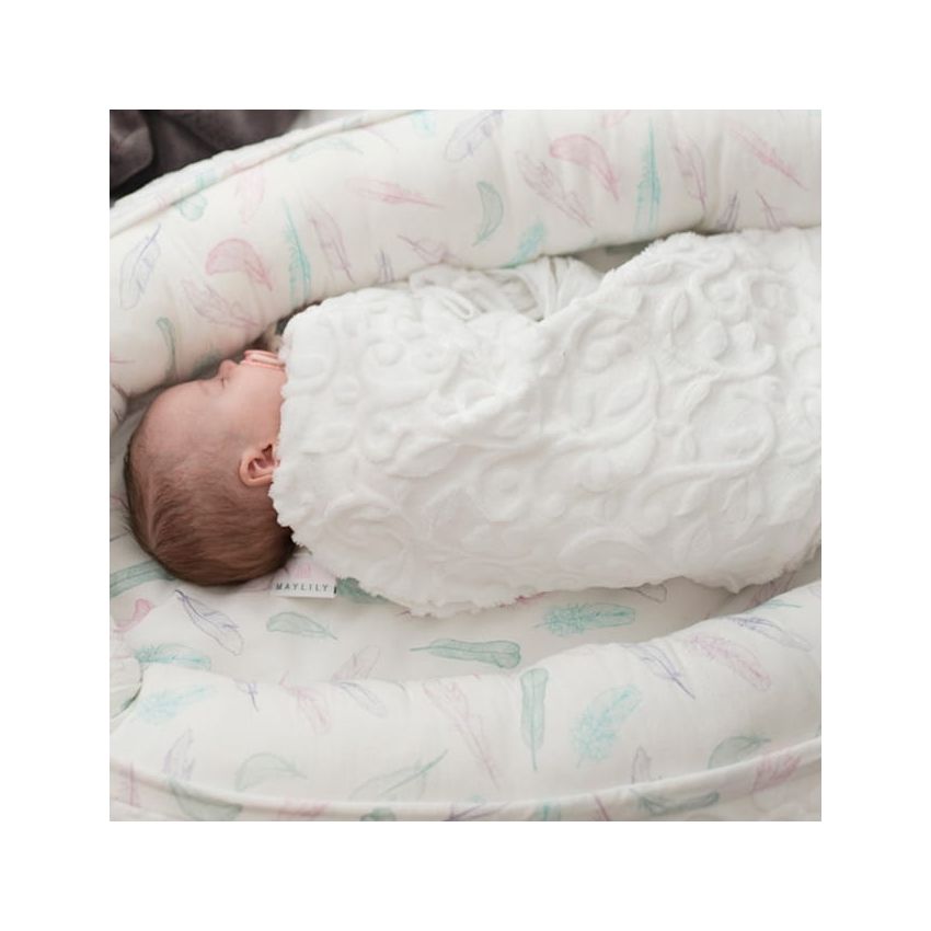 Maylily - Luxe light Decke Paradise Feathers white