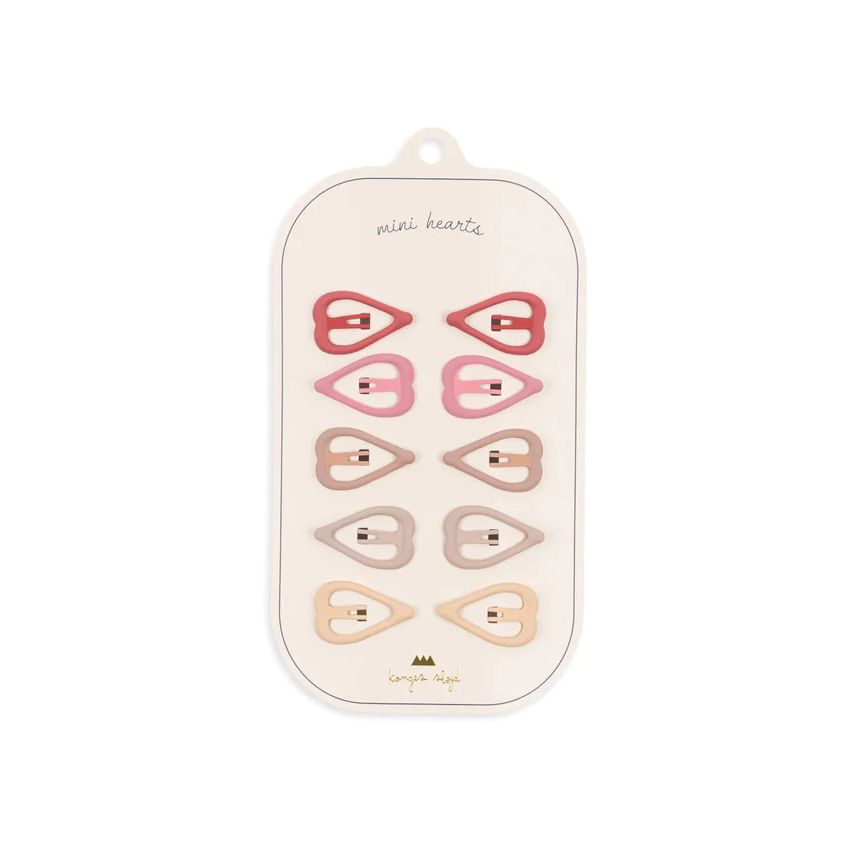 Konges Sløjd - Haarclips Herzchen Rose