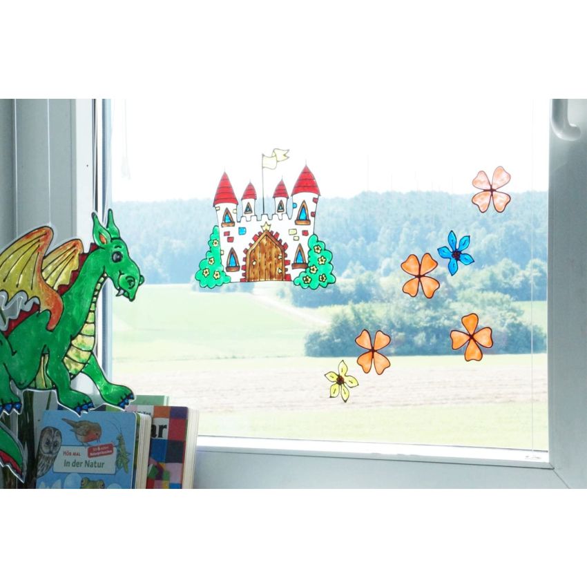 Kreul - MUCKI Window Color, Set Powerpack Burg