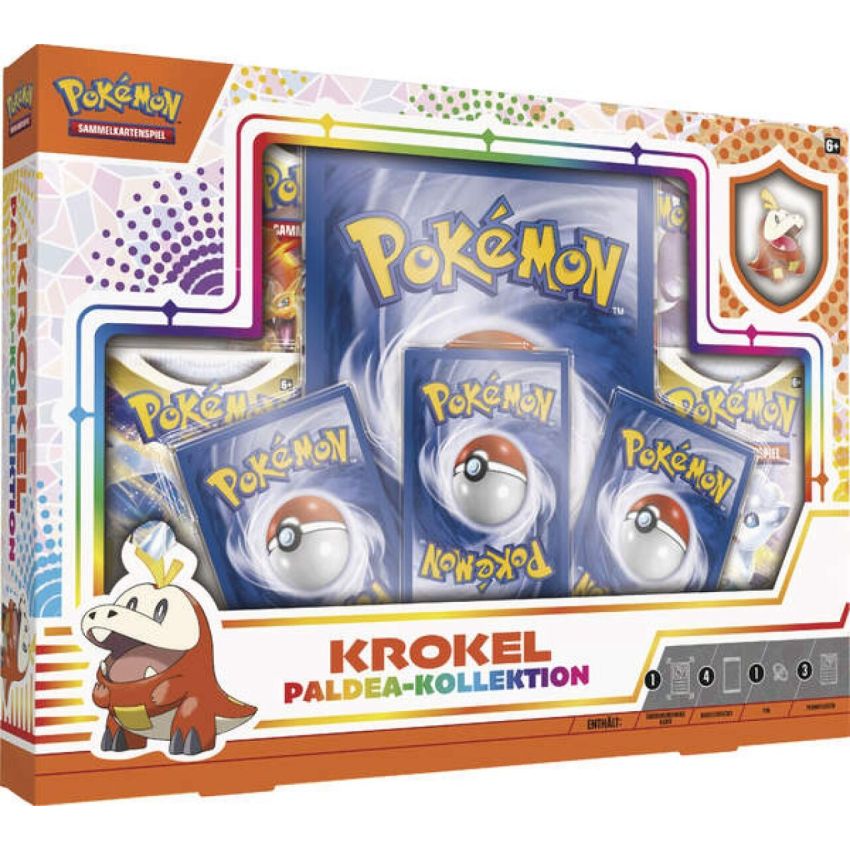 AMIGO - Pokemon Paldea  Box Krokel  - Englisch