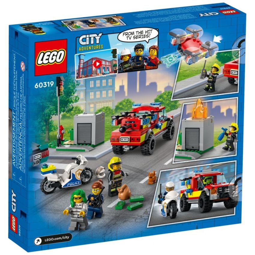 LEGO® City 60319 - Löscheinsatz und Verfolgungsjagd