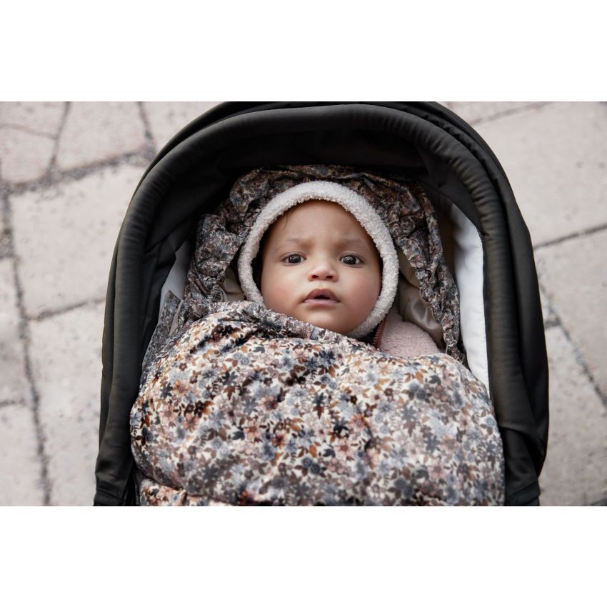 Elodie - Fusssack Daunen Blue Garden