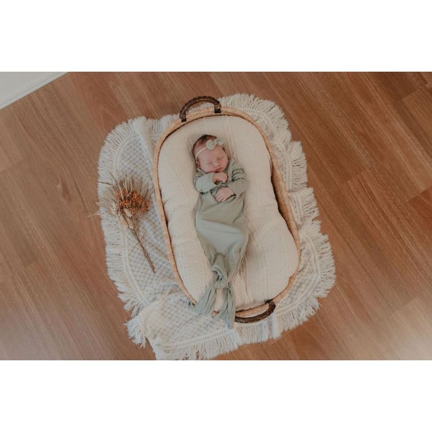 Lunas Treasure - Bambus Knoten- Strampler Sage