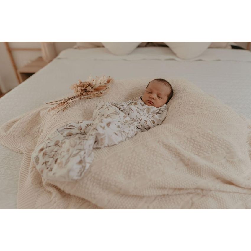 Lunas Treasure - Bambus Knoten- Strampler Wild Meadow