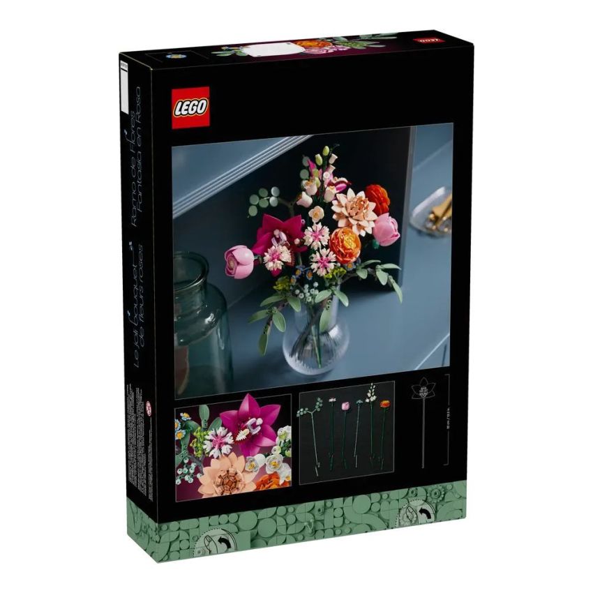LEGO® Icons 10342 - Schöner Rosafarbener Blumenstrauss