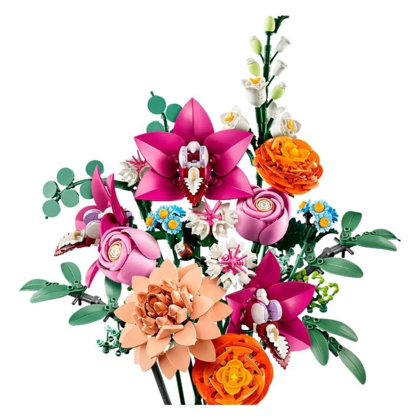 LEGO® Icons 10342 - Schöner Rosafarbener Blumenstrauss