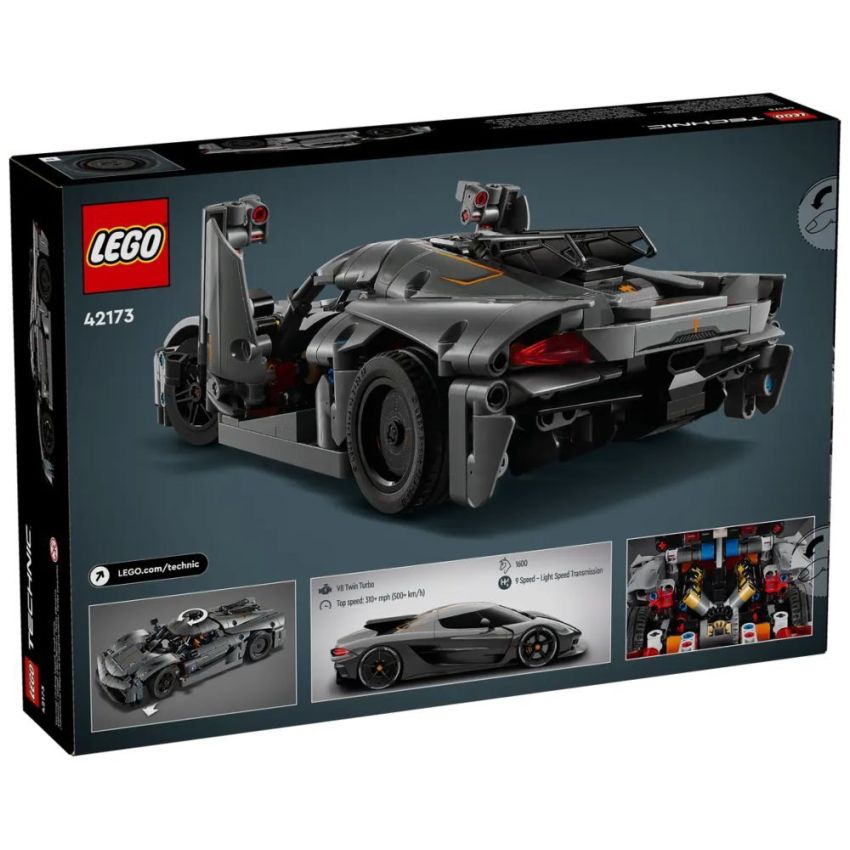 LEGO® Technic 42173 - Koenigsegg Jesko Absolut Supersportwagen in Grau