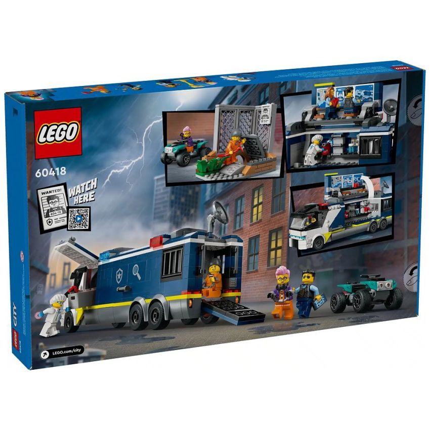 LEGO® City 60418 - Polizeitruck mit Labor