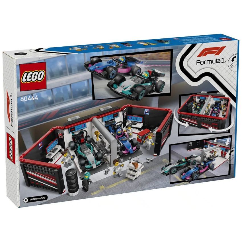 LEGO® City 60444 - F1 Garage & Mercedes-AMG & Alpine Cars