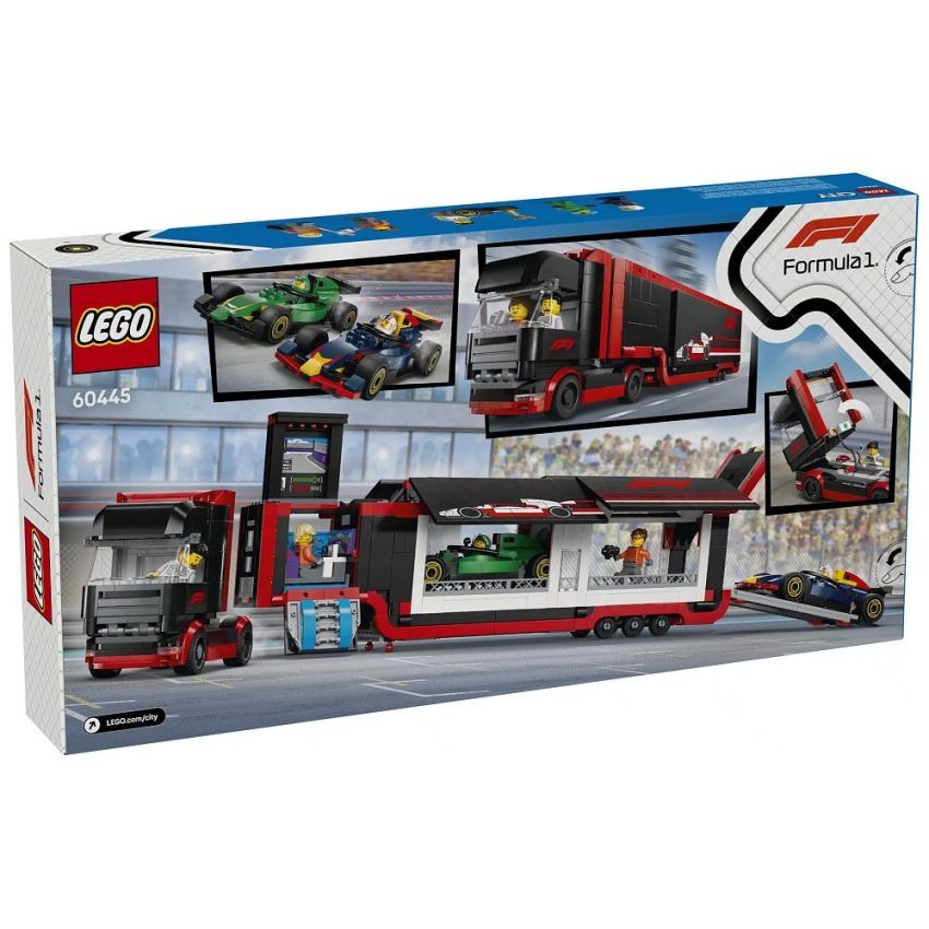 LEGO® City 60445 - F1 Truck with RB20 & AMR24 F1 Cars