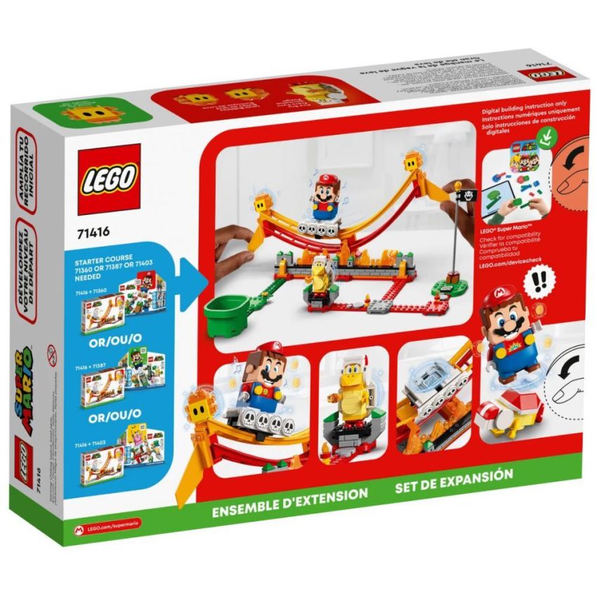LEGO® Super Mario™ 71416 - Lavawelle-Fahrgeschäft Erweiterungsset