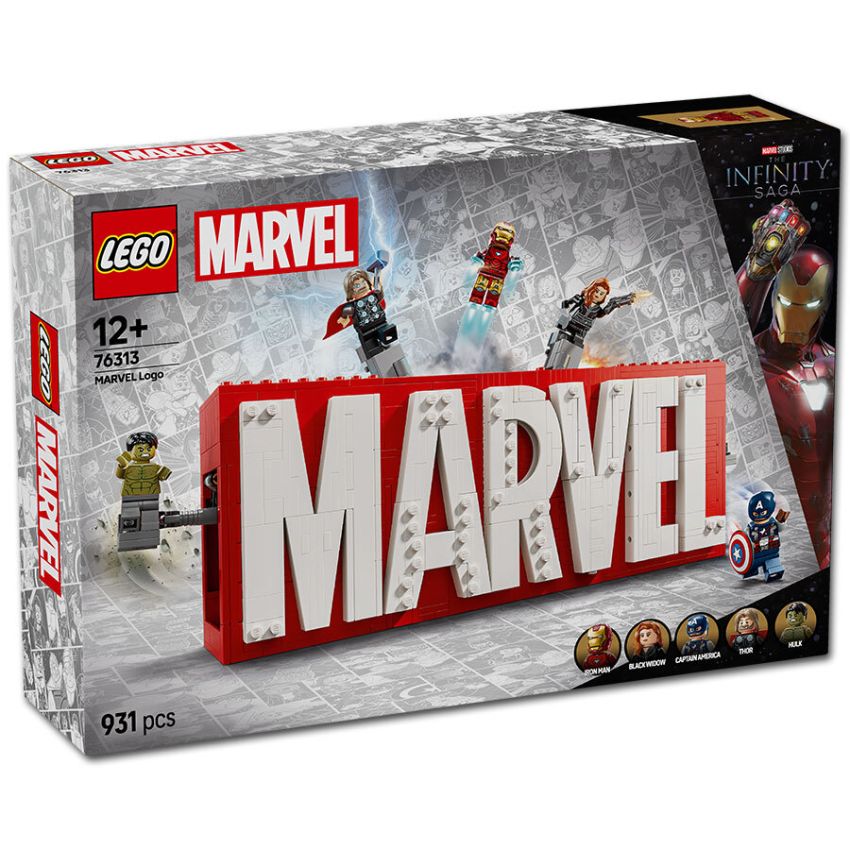 LEGO® Marvel 76313 - MARVEL Logo & Minifiguren