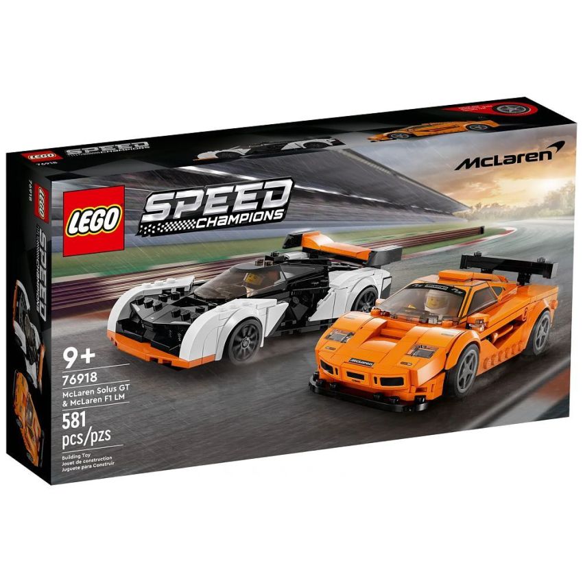 LEGO® Speed Champions 76918 - McLaren Solus GT & McLaren F1 LM
