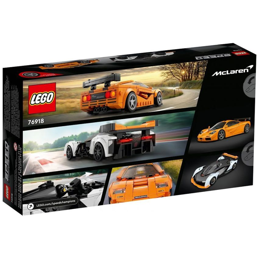 LEGO® Speed Champions 76918 - McLaren Solus GT & McLaren F1 LM