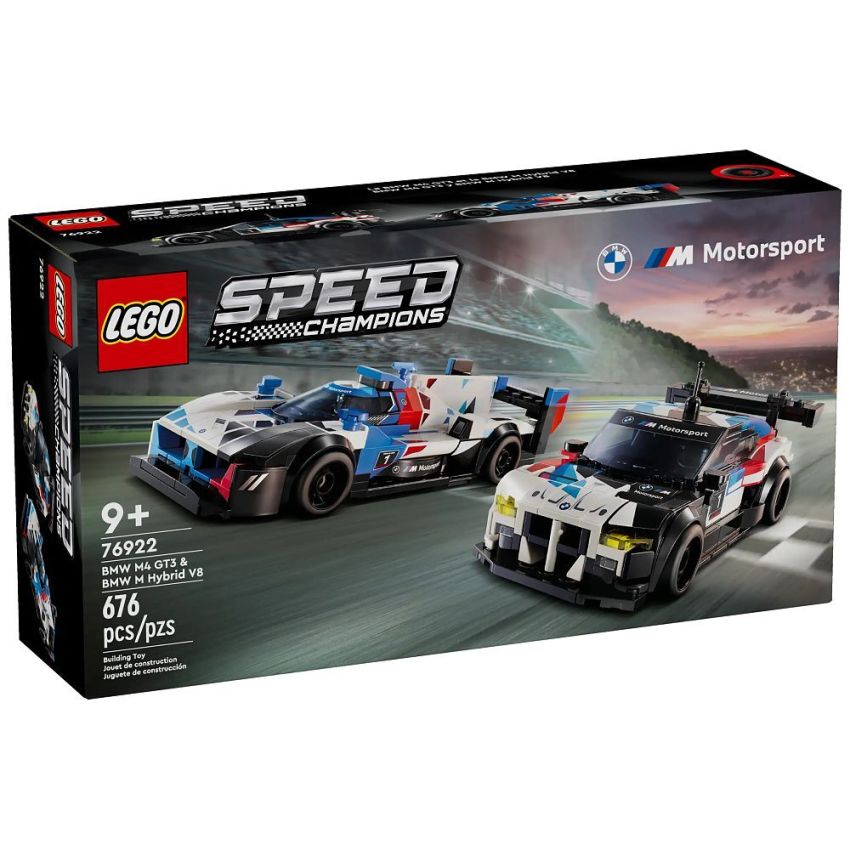 LEGO® Speed Champions 76922 - BMW M4 GT3 & BMW M Hybrid V8 Rennwagen