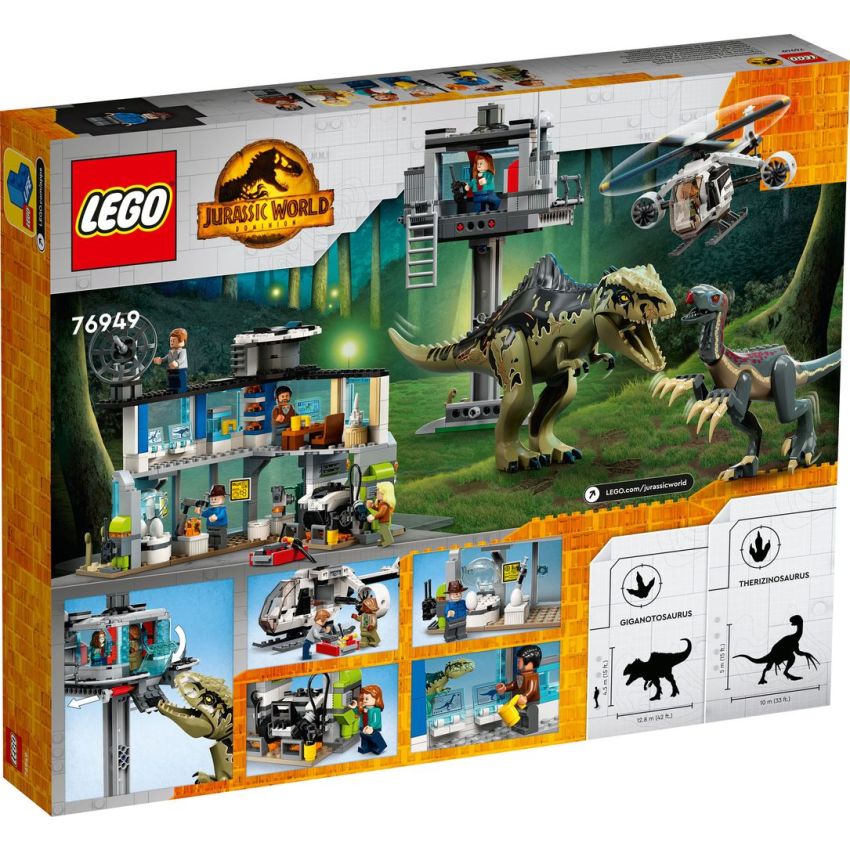 LEGO® Jurassic World™ 76949 - Giganotosaurus & Therizinosaurus Attack