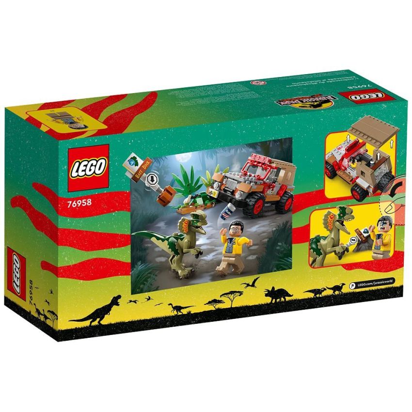 LEGO® Jurassic Park 30th Anniversary 76958 - Hinterhalt des Dilophosaurus